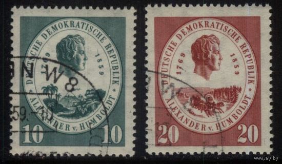 ГЕРМАНИЯ, ГДР - 1959 [Mi. 684-685] Гашеная (DDR01)
