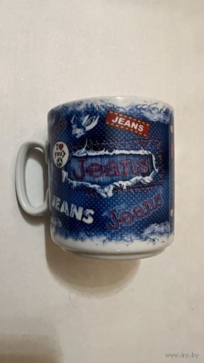 Кружка фарфор 300 мл "ДЖИНС" ДФЗ