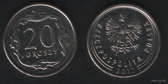 Польша y972 20 грош 2017 год (mw) (_alb2
