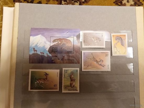 1985 СССР Загорский 5589-5593 чистая полная серия и блок 188 MNH** фауна (c-8)