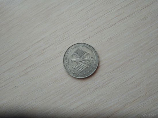 Монета2марки Курт Шумахер 30лет республики