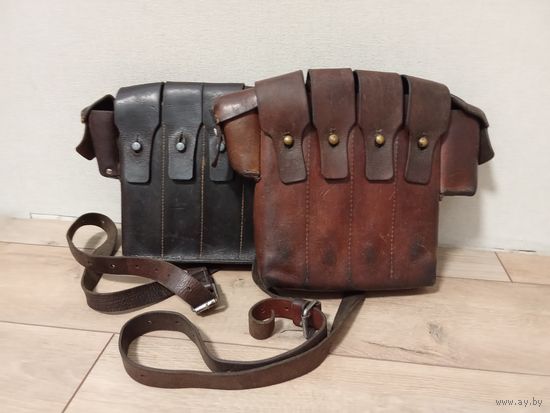 Подсумок для магазинов пистолет-пулемета Suomi. Вторая мировая.