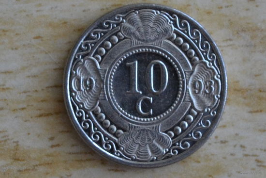 Нидерландские Антилы 10 центов 1993 с 1 руб
