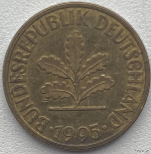 Германия 10 пфеннигов 1995 г. G