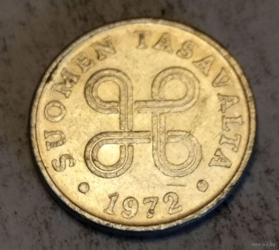 Финляндия 1 пенни 1972