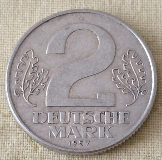Германия. 2 марки 1957 года. А.
