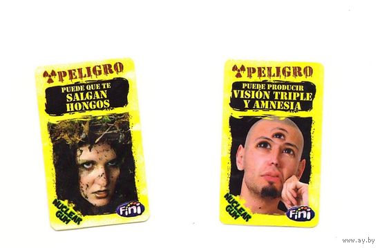 Наклейки жвачки NUCLEAR GUM. Возможен обмен