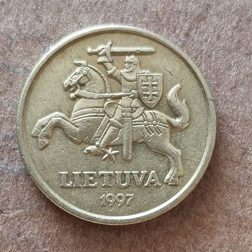 Литва 2-я республика 20 центов 1997 г., KM# 107