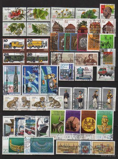 ГДР.ПОЧТИ ПОЛНЫЙ(без блоков и серии"Цирк") ГОДОВОЙ  КОМПЛЕКТ ГАШЕНЫХ МАРОК 1978г.!