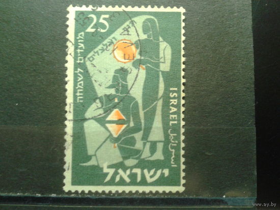 Израиль 1955 Еврейский фестиваль, муз. инструменты