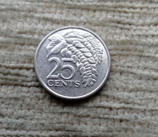 Werty71 Тринидад и Тобаго 25 центов 2014 Цветок Чакония