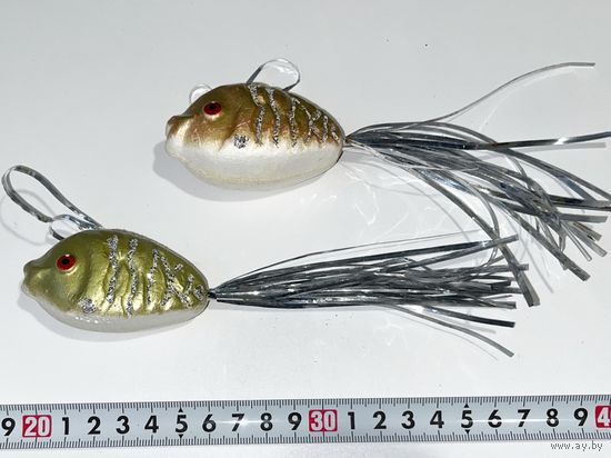 Ёлочные игрушки СССР лот рыбка 2шт пенопласт