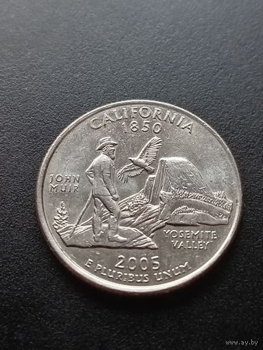 США 25 центов 2005 г. D - Калифорния