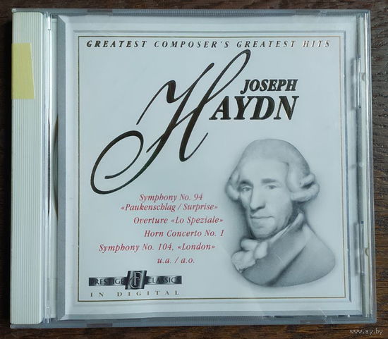 CD,(Чехия) Joseph Haydn – Haydn – Seine Grossten Hits = Haydn's Greatest Hits