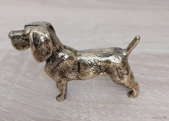 Статуэтка миниатюра Бигль Бронза