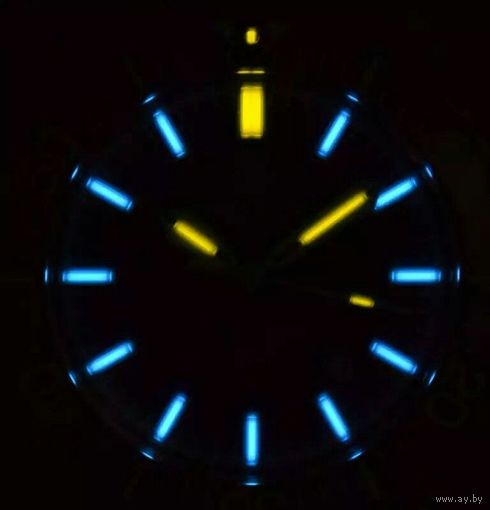 Тактические часы DEEP BLUE DAYNIGHT DIVER PC TRITIUM, карбон, тритий T100, новые, механика, водостойкость 200 метров.