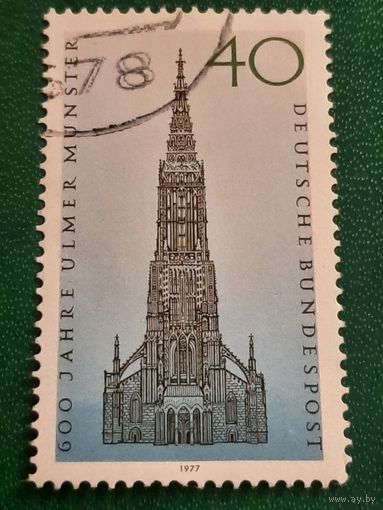 ФРГ 1977. 600 летие Ulmer Munster