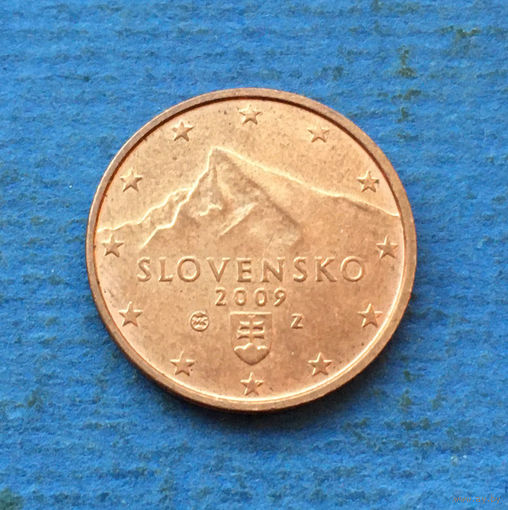 Словакия 2 евроцента 2009