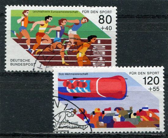 ФРГ. Спорт. Чемпионаты. Легкая атлетика. Бобслей