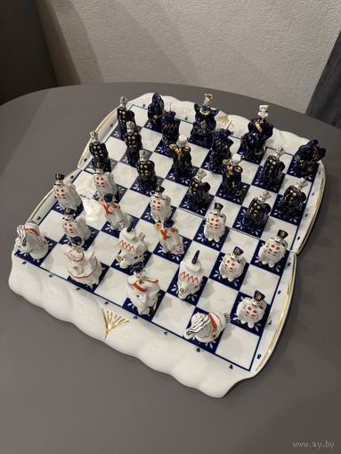 Фарфоровые шахматы. Редкость! Распродажа коллекции!!!