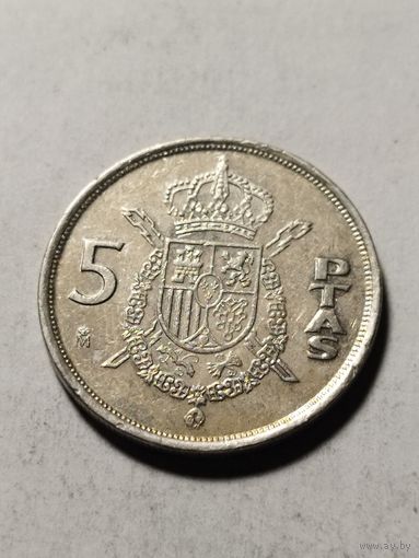 Испания 5 песет 1984