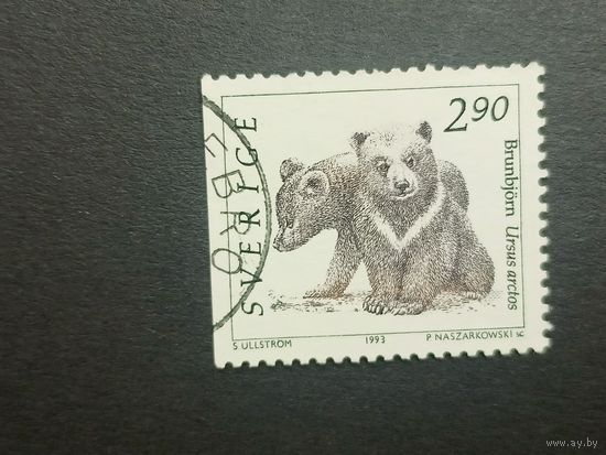 Швеция 1993. Дикие животные