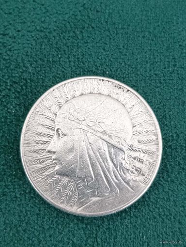 5 злотых 1933 год Ядвига, без МЦ