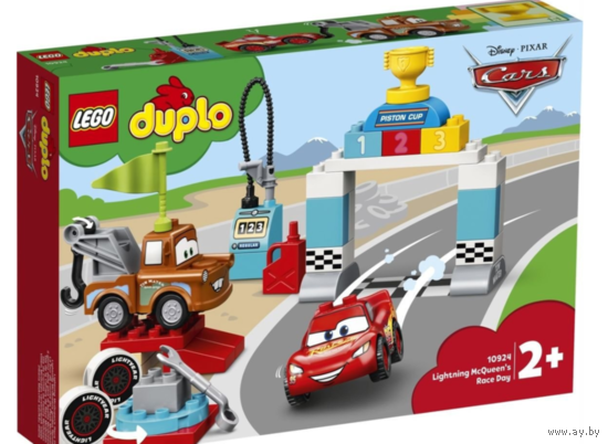 РЕТРО-ЭКСКЛЮЗИВ! LEGO DUPLO 10924  - ГОНКИ МОЛНИИ МАККУИНА