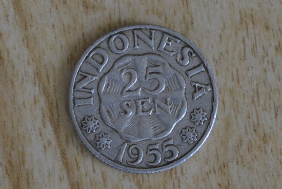 Индонезия 25 сен 1955 с 1 руб
