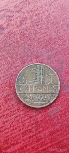 Франция 10 франк 1980