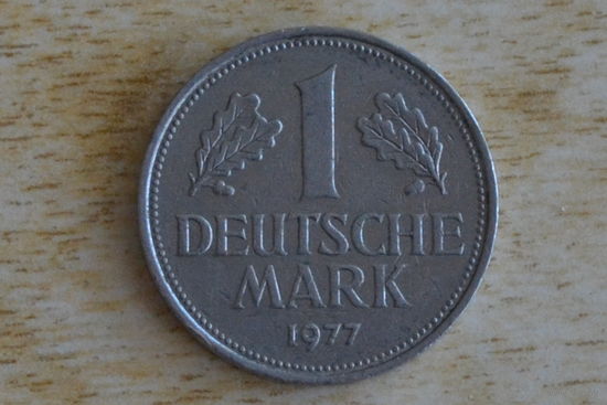 Германия 1 марка 1977 D