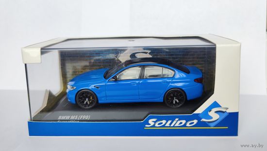 Solido 1:43. BMW M5 (f90) voodoo blue.