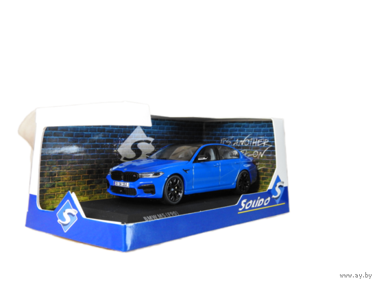 Solido 1:43. BMW M5 (f90) voodoo blue.