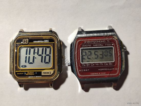 Часы Камертон 68 Б и Электроника 5