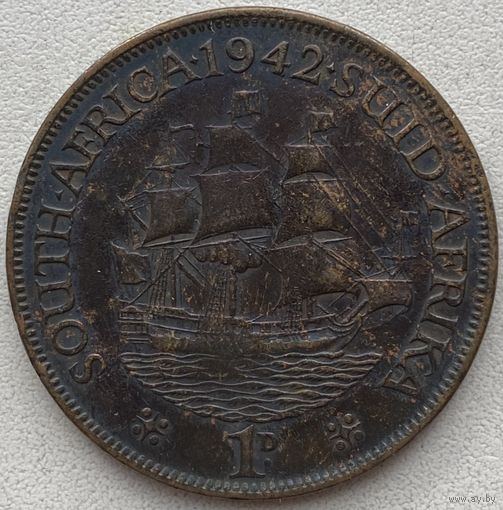 ЮАР 1 пенни 1942 г.
