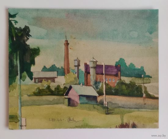 Акварель 19х24