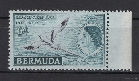 Бермудские Острова 1953** Птица Королевский визит Елизавета II
