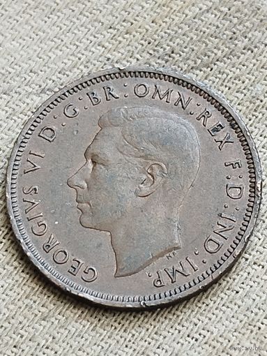 Распродажа - 1/2 пенни 1948г,Великобритания,Георг 6