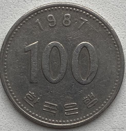 Южная Корея 100 вон 1987 г.