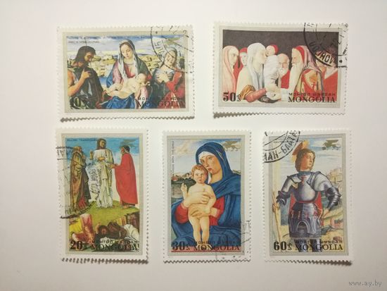 Монголия 1972. "Спасти Венецию" - Картины