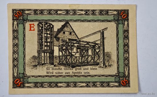 1921 год 50 пфеннигов Германия нотгельд