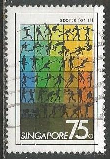 Сингапур. Спорт для всех. 1981г. Mi#382.