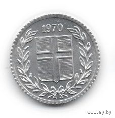 РЕСПУБЛИКА ИСЛАНДИЯ. 10 ЭЙРЕ 1970