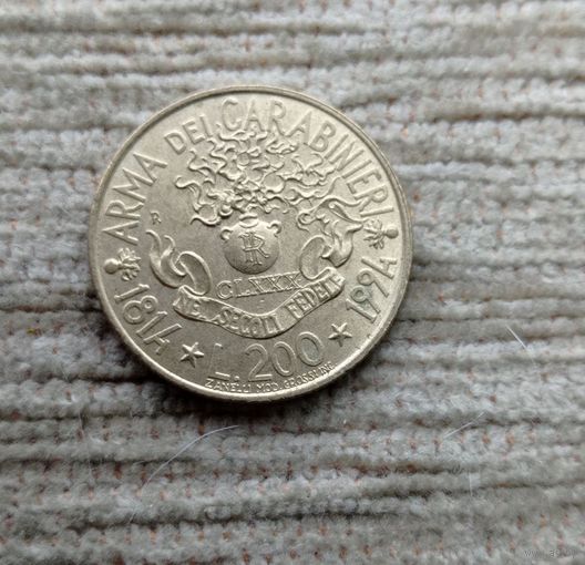 Werty71 Италия 200 лир 1994 180 лет карабинерам Гренада