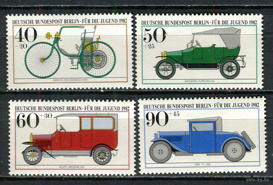Западный Берлин - 1982 - Автомобили - [Mi. 660-663] - полная серия - 4 марки. MNH.  (LOT Gz28)-T3P41