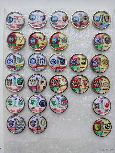 Матчевые значки Белорусских клубов в Е.К.-цена за 1 знак