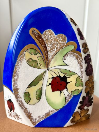 Ваза фарфор Бавария Авторская расписана в ручную 1960х