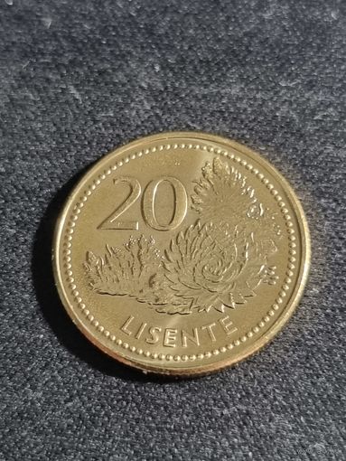 Лесото 20 лисенте 2018 Unc