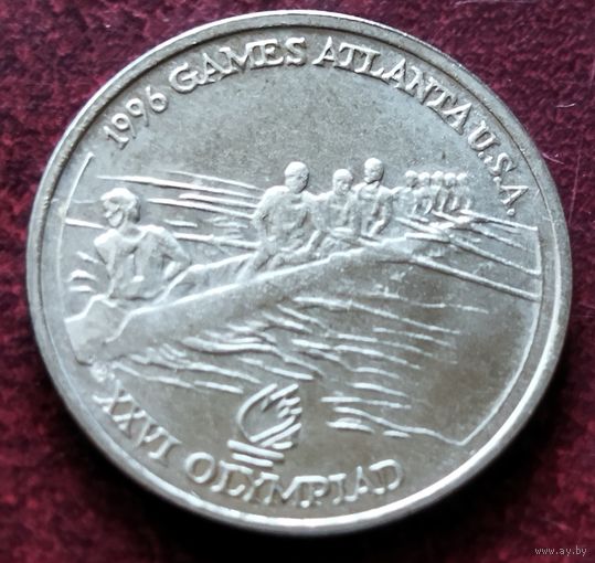 Румыния 10 леев, 1996 XXVI летние Олимпийские Игры, Атланта 1996 - Длинное каноэ