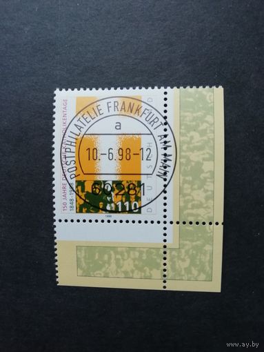 Германия. 1998 Марка "150 лет проведению дня католиков в Германии" (гашеная с клеем) Mi.1995 каталог 0.90 евро